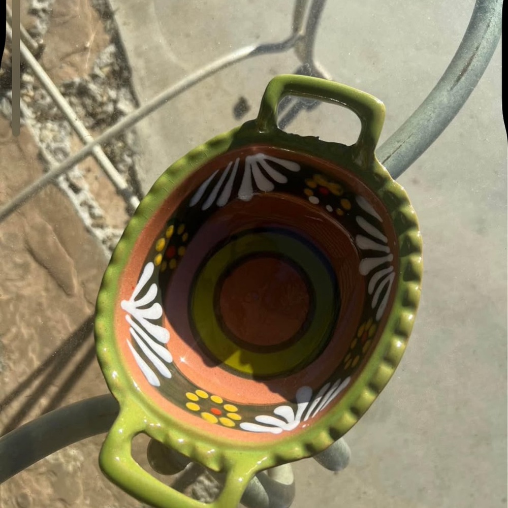 Colorful Ceramic Oval Dish